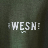 Wesn Goods T Shirt OD Green Cotton Tee - Front Wesn Logo, Soft Breathable Everyday Comfort, XL by Wesn Goods