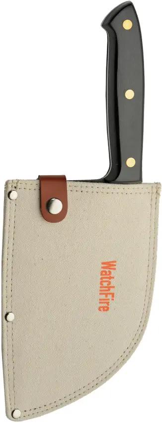 WatchFire Serbian Cleaver WF-4000 - Hand Forged Full Tang 7Cr17MoV Stainless Blade With Pakkawood Handle by WatchFire