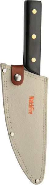 WatchFire Stozer Butcher Knife WF-4001 - Hand Forged Blade Texture, 7Cr17MoV Stainless, 11.5In Overall by WatchFire