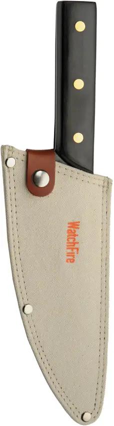 WatchFire Stozer Butcher Knife WF-4001 - Hand Forged Blade Texture, 7Cr17MoV Stainless, 11.5In Overall by WatchFire