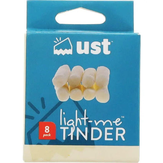 UST Light-Me Tinder All Weather Fire Starter, Lights In Damp Conditions, 2-3 Min Burn, Campers by UST