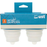 UST Spright Collapsible Lantern Pack Of Two For Camping And Emergencies Water Resistant And Impact Resistant With Clip by UST