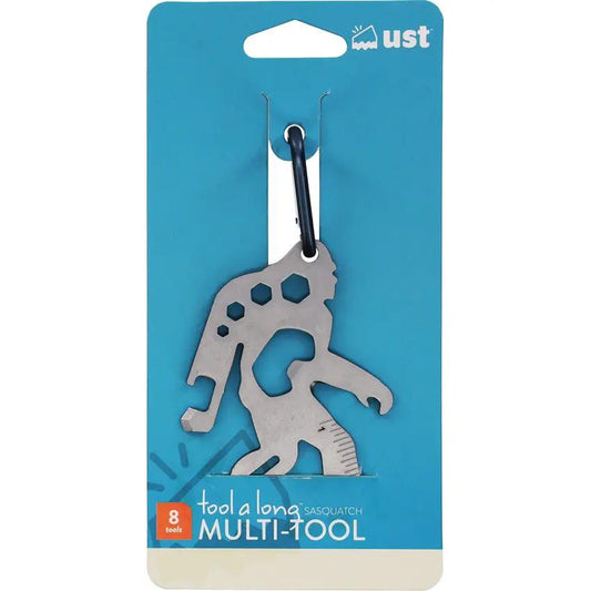 UST Sasquatch Tool-A-Long Multi-Tool Rugged Compact Stainless Carabiner for Outdoor Adventurers by UST