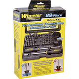 Wheeler Gunsmithing Screwdriver Set 562194 - 89-Piece S2 Tool Steel Hollow Ground Bits With Magnetic Handles And Case by Wheeler