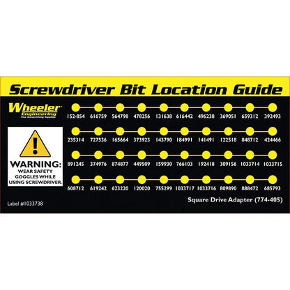 Wheeler Professional Gunsmithing Set 954621 43 Piece S2 Tool Steel Kit Black Carry Case by Wheeler
