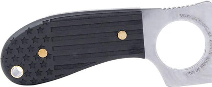 Whiteknuckler Brand Convertible C7 Patriot - American Flag Sculpted Handle With Belt Sheath by Whiteknuckler Brand