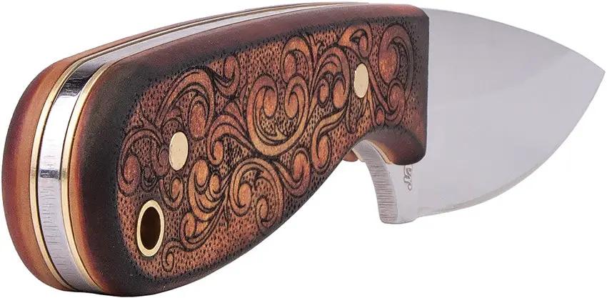 Whiteknuckler Brand Classic M3 Leatherwood M3-030102 - 7.5 Inch Overall 154CM Blade Leatherwood Handle Belt Sheath by Whiteknuckler Brand