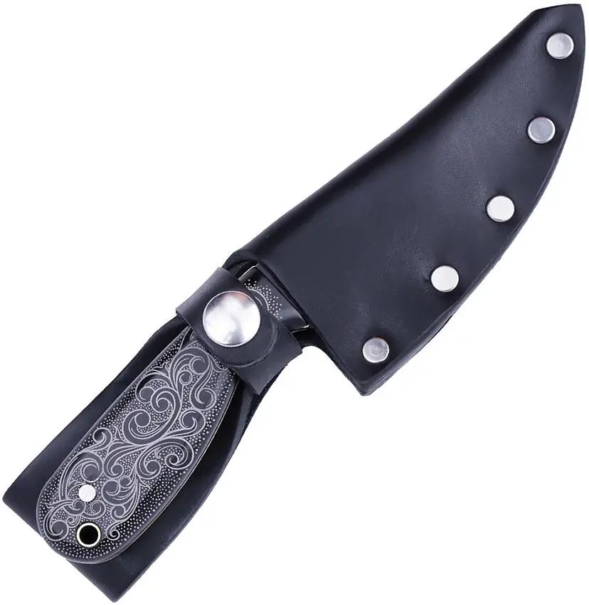 Whiteknuckler Brand Classic M3 Fixed Blade Argento M3-090101 - Full Tang 3.5 Inch Black 154CM Blade by Whiteknuckler Brand