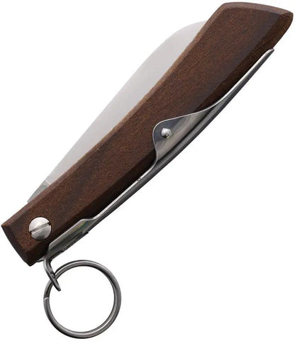 Windmuhlenmesser IBEX 80mm Ratchet Lock - Beech Wood Handle and Satin 1.4116 Stainless Sheepsfoot Blade by Windmuhlenmesser