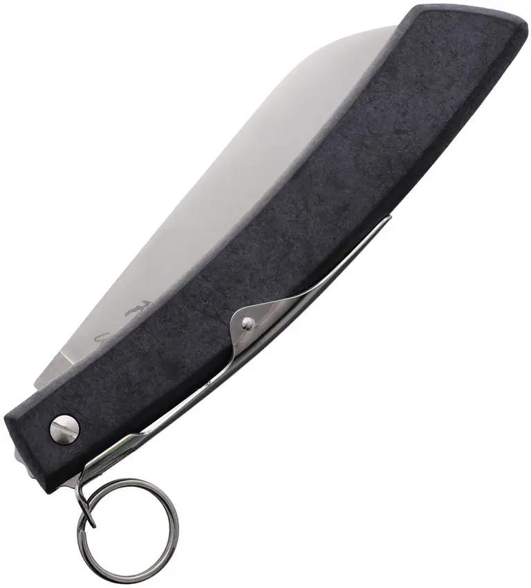 Windmuhlenmesser IBEX 120mm Ratchet Lock Knife - Satin 1.4116 Stainless Sheepsfoot Blade POM Handle by Windmuhlenmesser