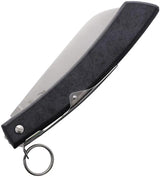 Windmuhlenmesser IBEX 120mm Ratchet Lock Knife - Satin 1.4116 Stainless Sheepsfoot Blade POM Handle by Windmuhlenmesser