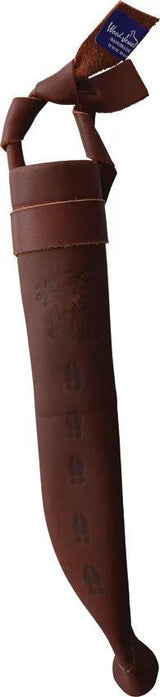 Wood Jewel Fixed Blade Rainbow 23VK - Curly Birch Handle With Reindeer Horn Pommel by Wood Jewel
