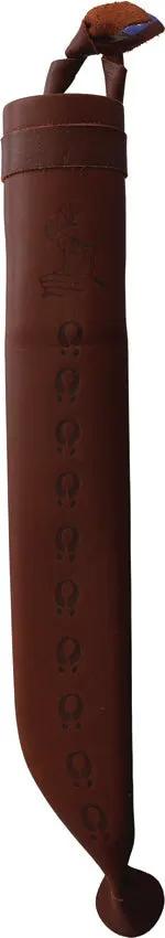 Wood Jewel Leuku Bowie Curly Birch Knife - Curly Birch Handle And Reindeer Horn Pommel by Wood Jewel
