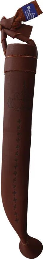 Wood Jewel Willow Grouse Knife 23RIE Handcrafted Carbon Steel Blade Curly Birch And Horn Handle by Wood Jewel