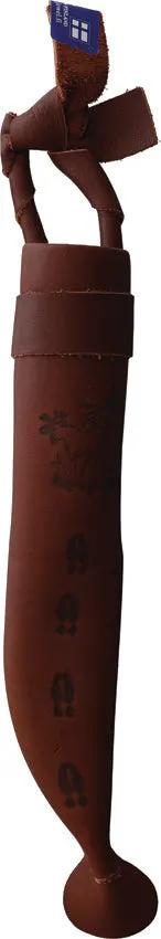 Wood Jewel Fixed Blade Zebra 23ZVP - Zebra Wood Handle Carbon Steel Blade Moose Tracks Sheath by Wood Jewel