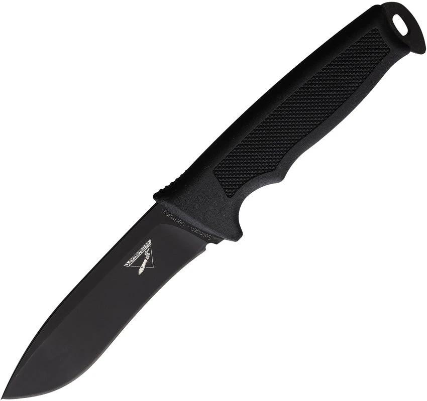 Waffentechnik Buddy I Fixed Blade Black BUDDY 1-MIL-BL by Waffentechnik