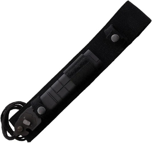 Waffentechnik B2K Combat Knife Black - 7.13in Black Coated Stainless Clip Point Blade With Nylon Handle And Guard by Waffentechnik