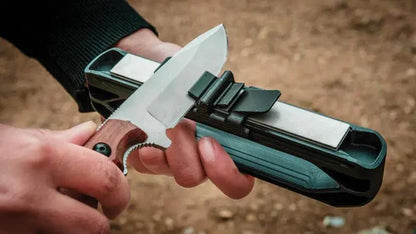 Wicked Edge Venture Portable Sharpener WE20 - Precision 20-Degree Guide With Diamond And Ceramic Sharpening System by Wicked Edge