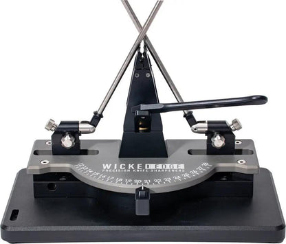 Wicked Edge Knife Sharpener Pro 410 Gen 4 DualCam Vise - Precision Micro Adjust 100 To 1000 Grit Stones For Pros by Wicked Edge