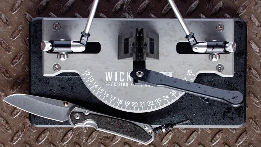 Wicked Edge Knife Sharpener Pro 410 Gen 4 DualCam Vise - Precision Micro Adjust 100 To 1000 Grit Stones For Pros by Wicked Edge