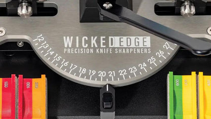 Wicked Edge Knife Sharpener Pro 410 Gen 4 DualCam Vise - Precision Micro Adjust 100 To 1000 Grit Stones For Pros by Wicked Edge