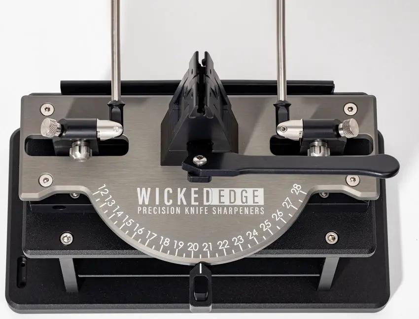 Wicked Edge Pro 4 Knife Sharpening System Gen 4 With Precision Micro Adjust And Rapid Angle DualCam Vise - Sharp Edges by Wicked Edge