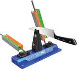 Wicked Edge GO WE60 Knife Sharpening System - Compact Precision With 200/600 Grit Stones And 13-31 Degree Bevel by Wicked Edge