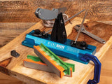 Wicked Edge GO WE60 Knife Sharpening System - Compact Precision With 200/600 Grit Stones And 13-31 Degree Bevel by Wicked Edge