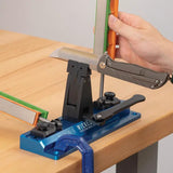 Wicked Edge Cobalt WE64 Knife Sharpening System - DualCam Vise for Pros, 13-31 Degree Range, 200 and 600 Grit Stones by Wicked Edge