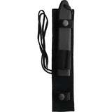 Waffentechnik Combat Knife - 11.75 Inch Black 440A Stainless Tanto Blade MOLLE Compatible TTS Handle by Waffentechnik