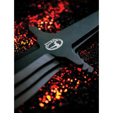 World Knife Throwing League Phoenix Throwing Knives 57 - One Piece Construction With Lanyard Hole And Guarded Blades by World Knife Throwing League