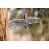 World Knife Throwing League Crusader Throwing Knives 27 - One Piece 3Cr13 Stainless with Black Stonewash Blade Guards by World Knife Throwing League