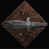 World Knife Throwing League Crusader Throwing Knives 27 - One Piece 3Cr13 Stainless with Black Stonewash Blade Guards by World Knife Throwing League