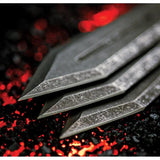 World Knife Throwing League Barbarian Throwing Knives 26 - Durable 3Cr13 Stainless One Piece Construction Set Of Three by World Knife Throwing League