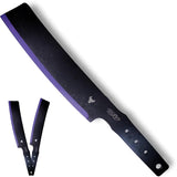 Toro Knives Besito Slim Throwing Knives 90 - Full Tang Durable Set Of Three Throwing Knives With Purple Bevels by Toro Knives