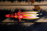 World Knife Throwing League Phoenix Throwing Knives Infer 136 Inferno Finish With Protective Blade Guards for Precision by World Knife Throwing League