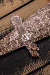 World Knife Throwing League Highlander Throwing Knives - Cyber Camo Finish With Extended Dual Blade Design by World Knife Throwing League
