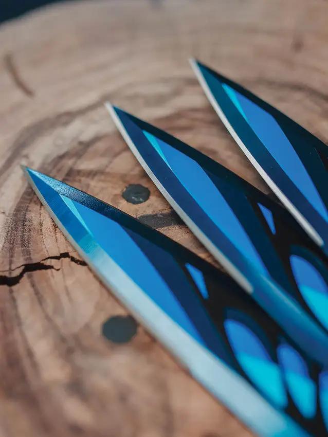 World Knife Throwing League Merlin Sorcerer Fury Thrower 150 Set Of Three Throwing Knives With 3Cr13 Stainless Blades by World Knife Throwing League