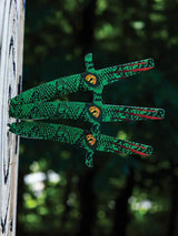 World Knife Throwing League Raptor Throwing Knives Juras 158 - Jurassic Claw Artwork With Dual Blades For Full Coverage by World Knife Throwing League