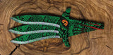 World Knife Throwing League Raptor Throwing Knives Juras 158 - Jurassic Claw Artwork With Dual Blades For Full Coverage by World Knife Throwing League
