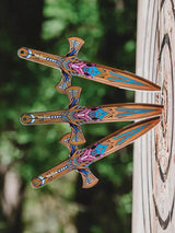 Toro Anubis Throwing Knives Set of Three - Extended Dual Blade Coverage for Precision Throws by Toro Knives