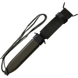 Waffentechnik USM7 Combat Knife - 12.25in Bowie Blade With Wire Cutter Sharpening Plate And NATO Rifle Compatibility by Waffentechnik