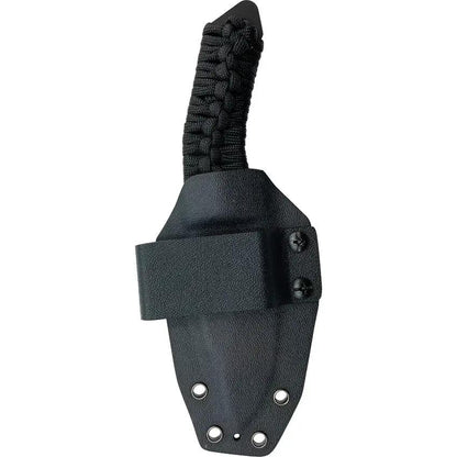 Willumsen Copenhagen Maddog Fixed Blade Knife - 7 Inch Overall, Black Titanium Coated AUS-8 Blade, Full Tang by Willumsen Copenhagen