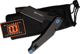 Willumsen Copenhagen Deamon Barber Linerlock DB23PVD - Black G10 And Carbon Fiber Handle by Willumsen Copenhagen