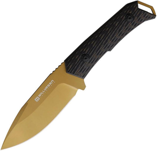 Willumsen Copenhagen Paragon Fixed Blade Gold PA22TTA by Willumsen Copenhagen