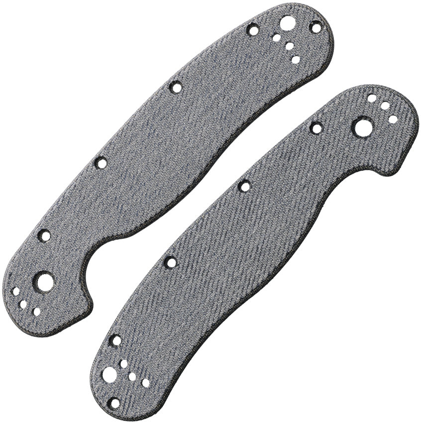 Way of Knife & EDC Gear House RAT 1 Scales Micarta Denim R1DENIMMIC by Way of Knife & EDC Gear House