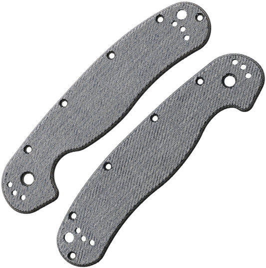 Way of Knife & EDC Gear House RAT 1 Scales Micarta Denim R1DENIMMIC by Way of Knife & EDC Gear House