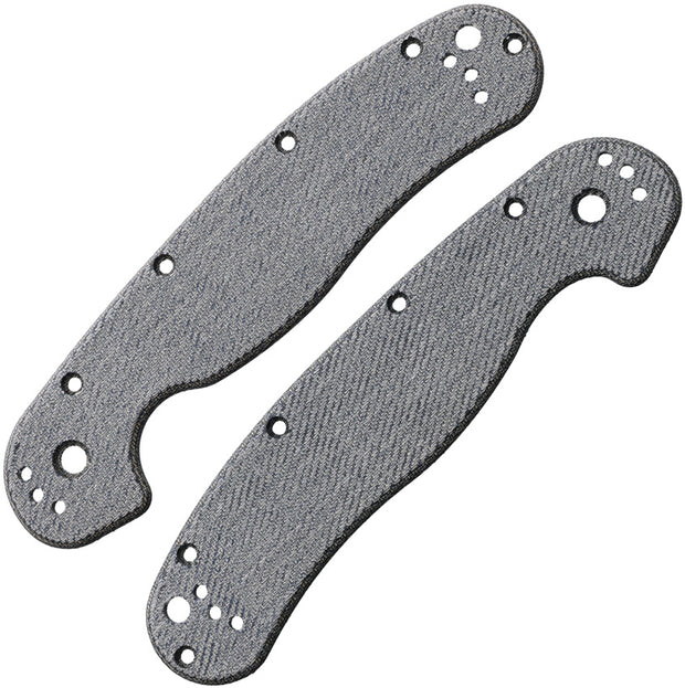 Way of Knife & EDC Gear House RAT 1 Scales Micarta Denim R1DENIMMIC by Way of Knife & EDC Gear House