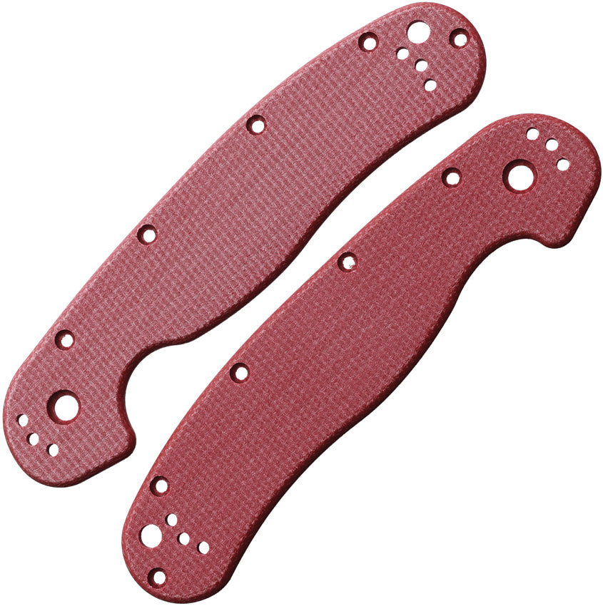 Way of Knife & EDC Gear House RAT 1 Scales Micarta Red R1REDMIC by Way of Knife & EDC Gear House
