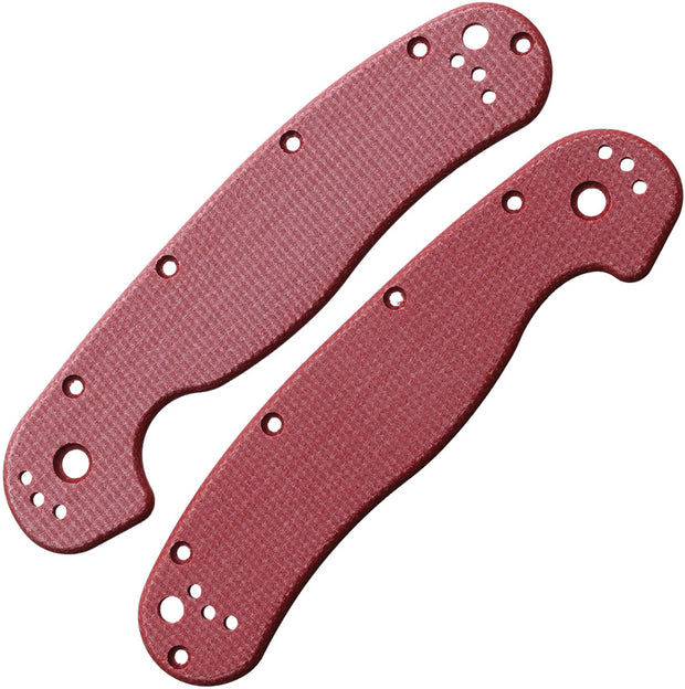 Way of Knife & EDC Gear House RAT 1 Scales Micarta Red R1REDMIC by Way of Knife & EDC Gear House